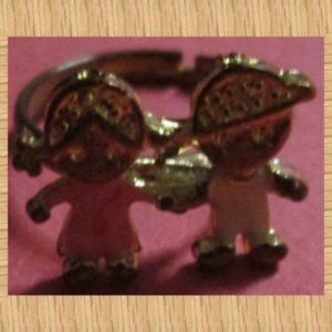 Antique Little Boy/Girl Ring Size 7 & Adjustable